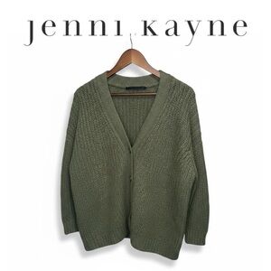 Jenni Kayne Cotton Cocoon Cardigan Sage Green Women's size S